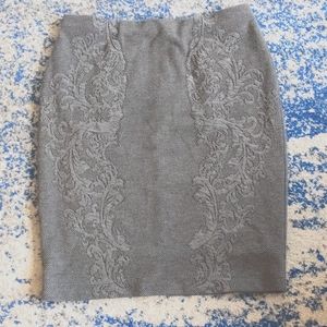 Last chance! Textured Jacquard pencil skirt